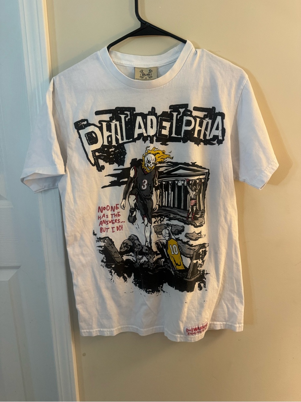 White Philadelphia Graphic Short Sleeve Tee